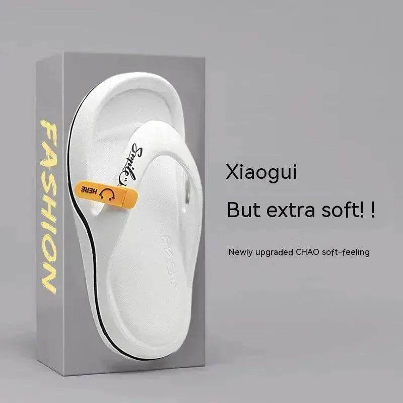 Casual Flip Flops Men's Outer Wear Plus Size All-matching Beach Shoes Men's Slippers