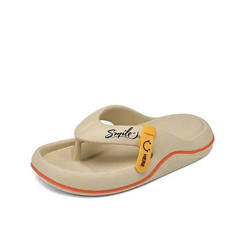 Casual Flip Flops Men's Outer Wear Plus Size All-matching Beach Shoes Men's Slippers