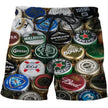 Casual Shorts With Printed Pockets On Both Sides