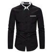 Casual Slim Fit Plus Size Long Sleeve Shirt