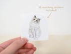 2026 Desk Calendar: Cat Watercolor Art