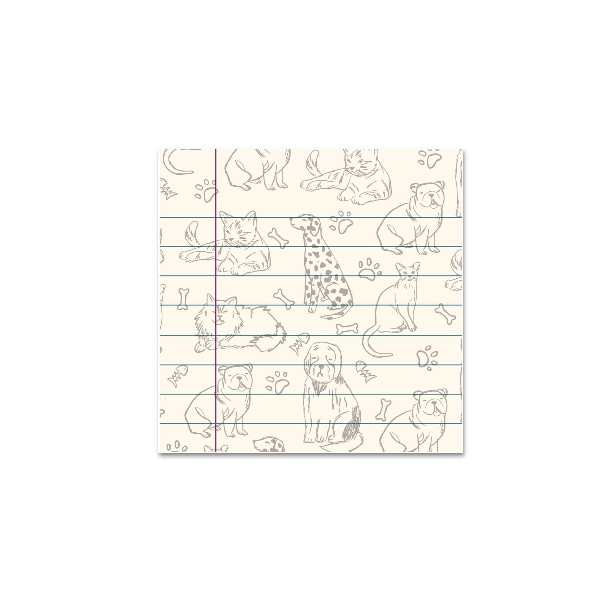 Cat & Dog Sticky Notes