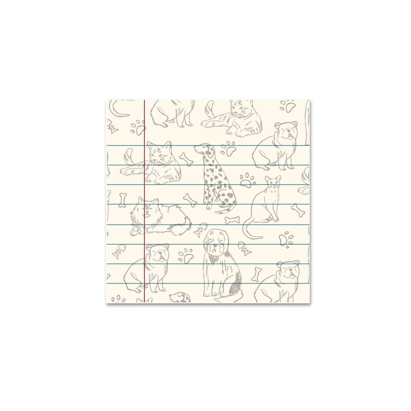 Cat & Dog Sticky Notes