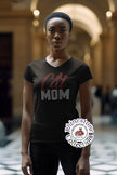 Cat Mom Rhinestone Shirt – Cat Lover Sparkle Bling Apparel for Women | Blingdazzel