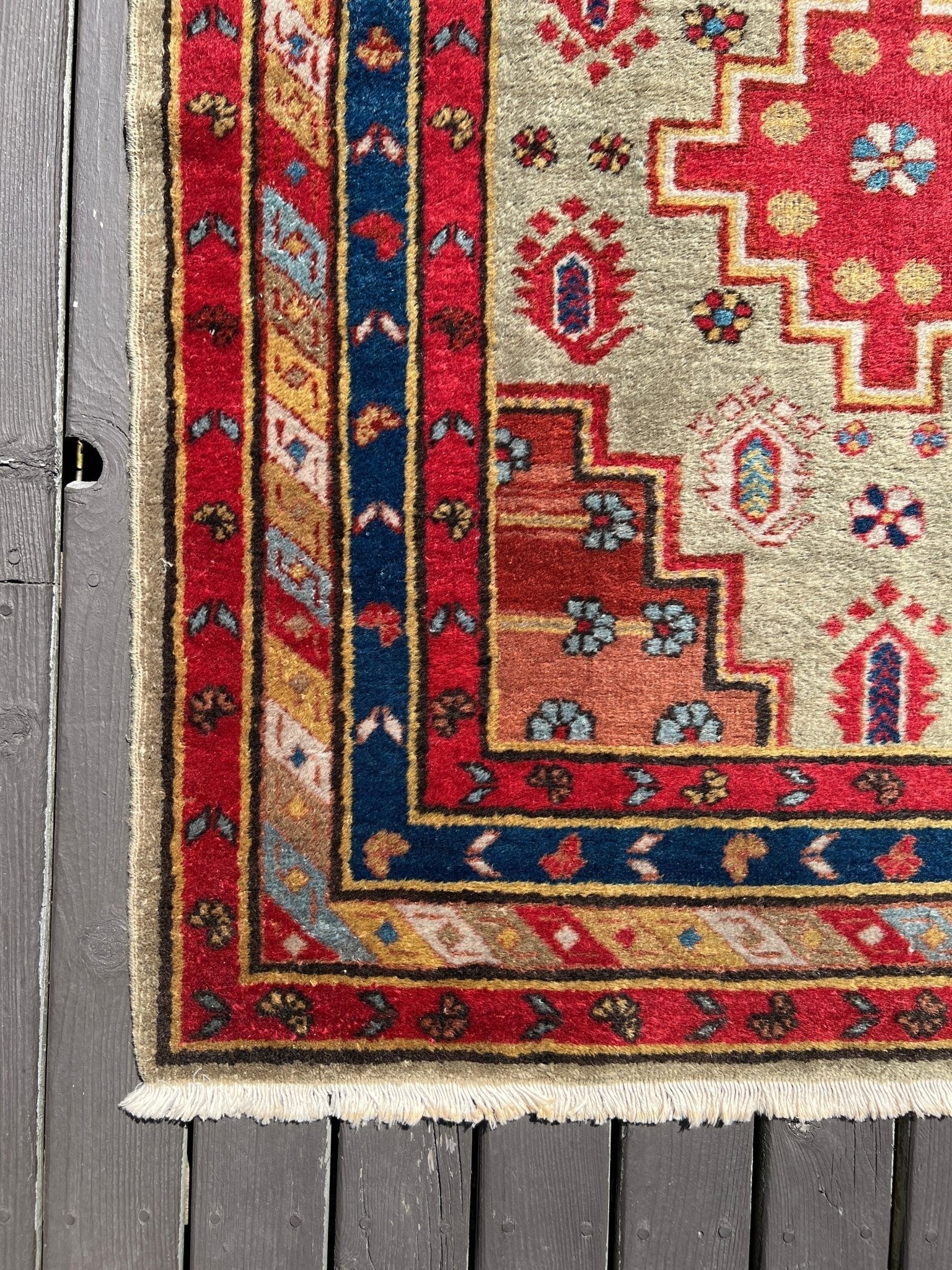 Caucasian Derbend Rug | 3' 1