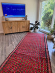 Caucasian Karabagh Runner Rug | 4' 1