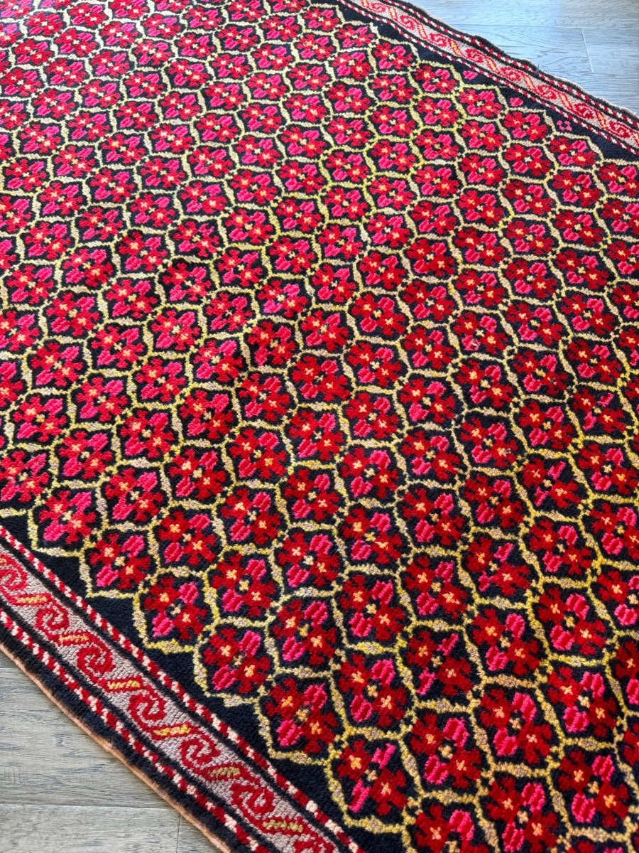 Caucasian Karabagh Runner Rug | 4' 1