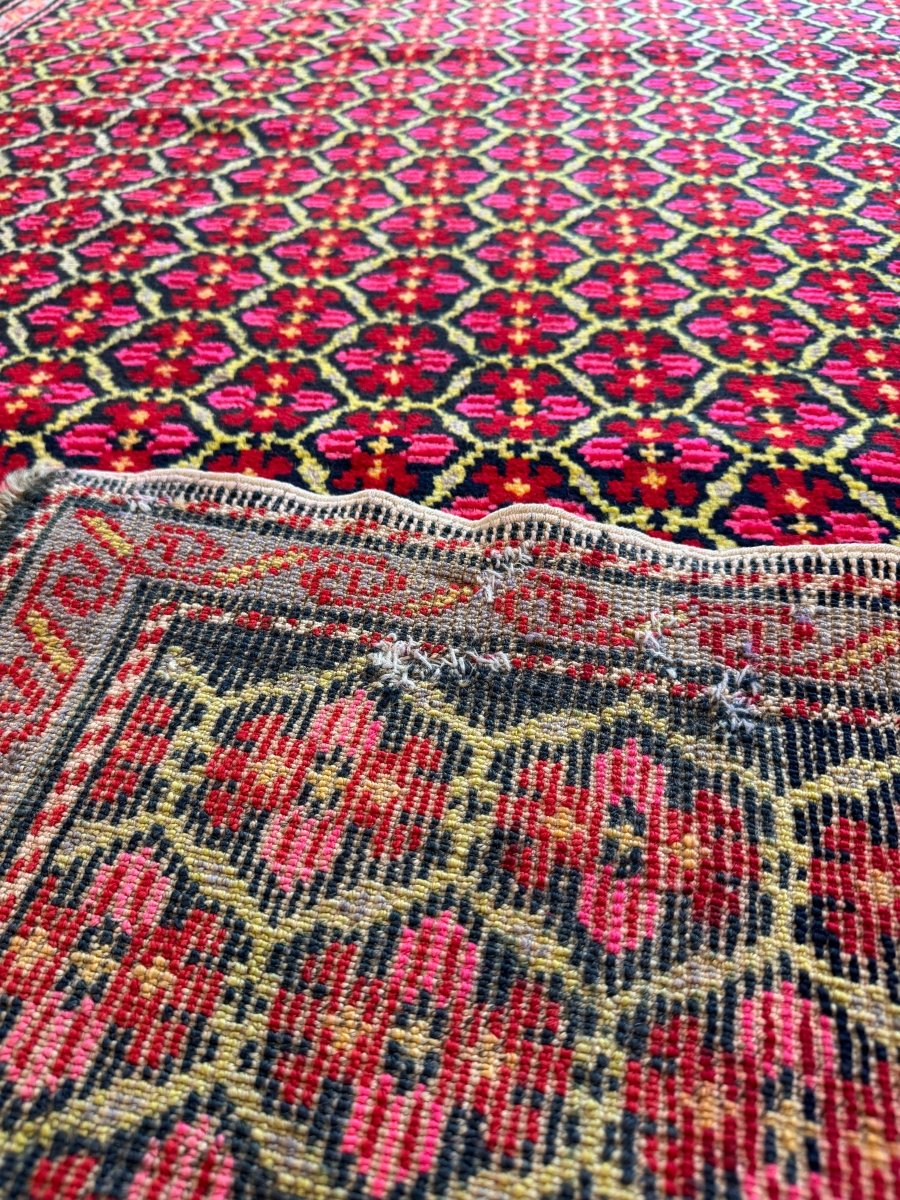 Caucasian Karabagh Runner Rug | 4' 1
