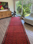 Caucasian Karabagh Runner Rug | 4' 1