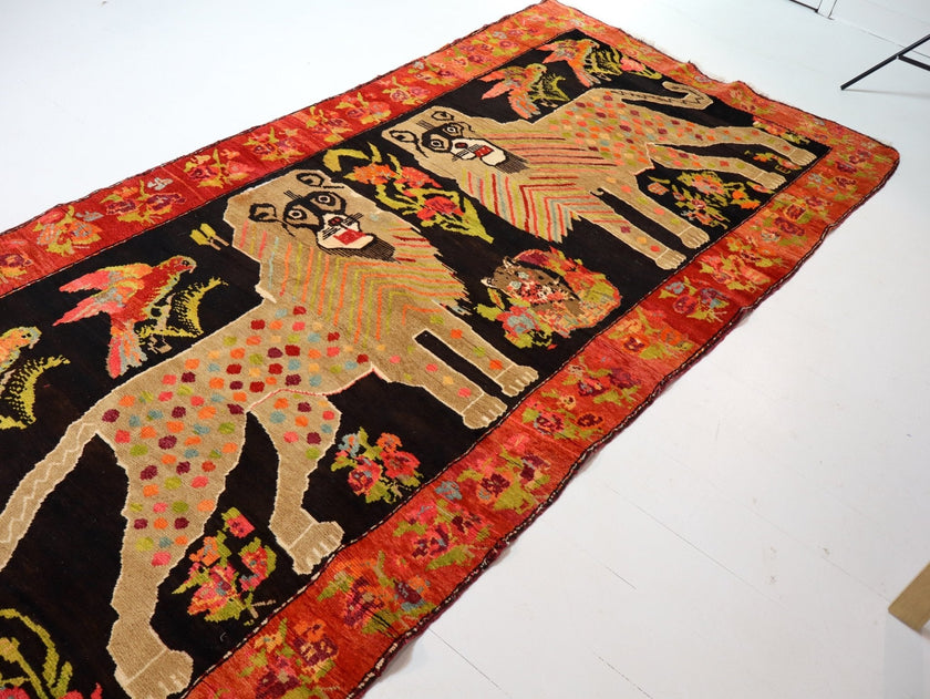 Caucasian Karabakh Rug | 4' 5