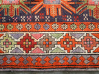 Caucasian Kazak Runner Rug | 3' 11