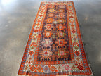 Caucasian Kazak Runner Rug | 3' 11