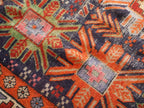 Caucasian Kazak Runner Rug | 3' 11