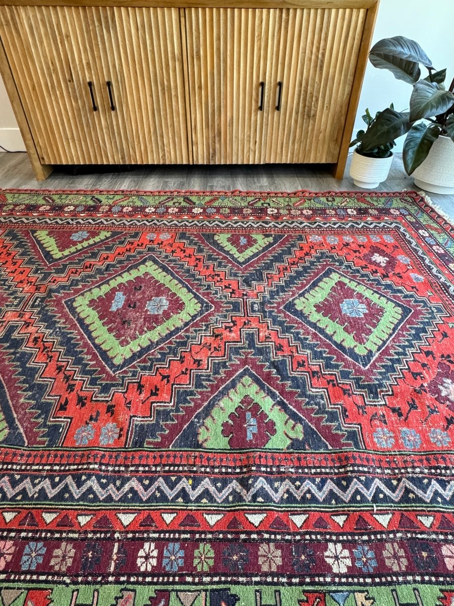 Caucasian Soumak Rug |  5' 11