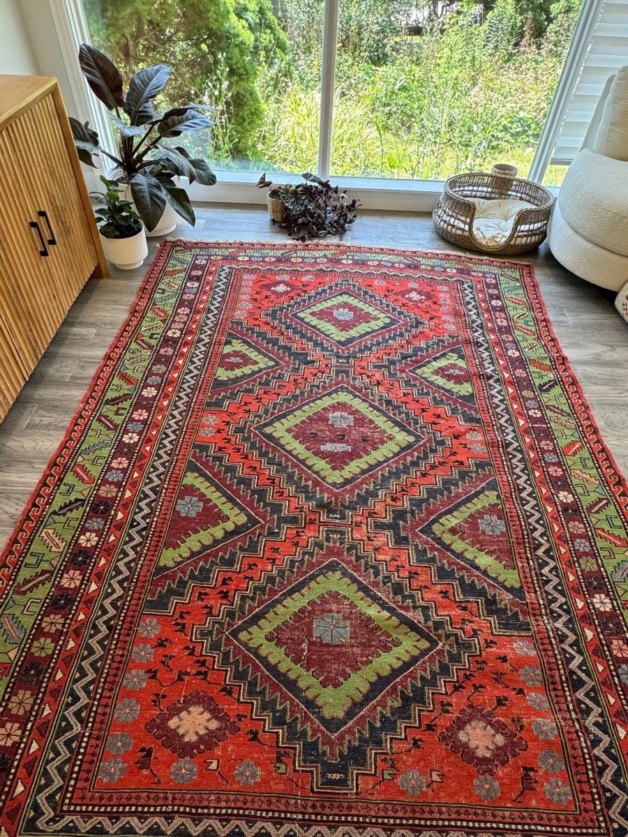 Caucasian Soumak Rug |  5' 11