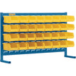 Louvered Rack with Bins, 32 Bins, 36