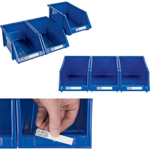 Bac empilable et suspendable, 14,9 cm (L) x 12,1 cm (H) x 24,8 cm (P), rouge