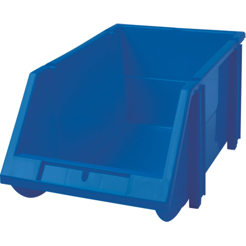 Bac empilable et suspendable, 14,9 cm (l) x 11,7 cm (h) x 24,9 cm (p), bleu