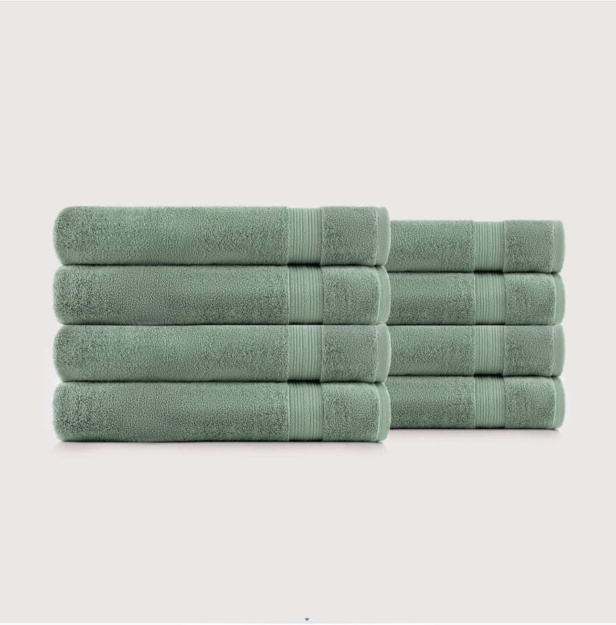 Pure Cotton Bath Towel Set – Burgundy & Turquoise | 500gsm Wholesale Towels