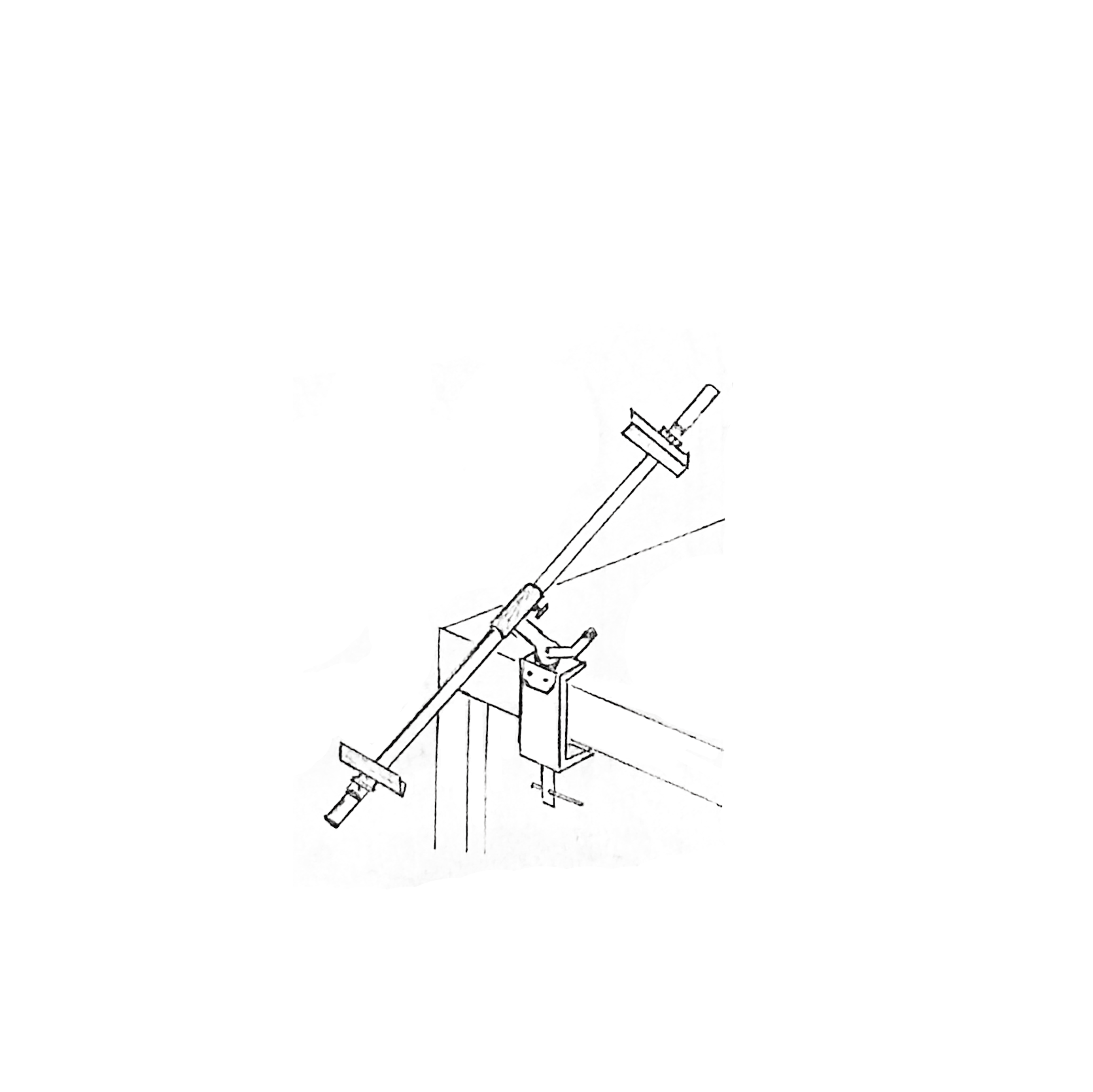 Heavy Duty Table Clamp Aluminum Easel