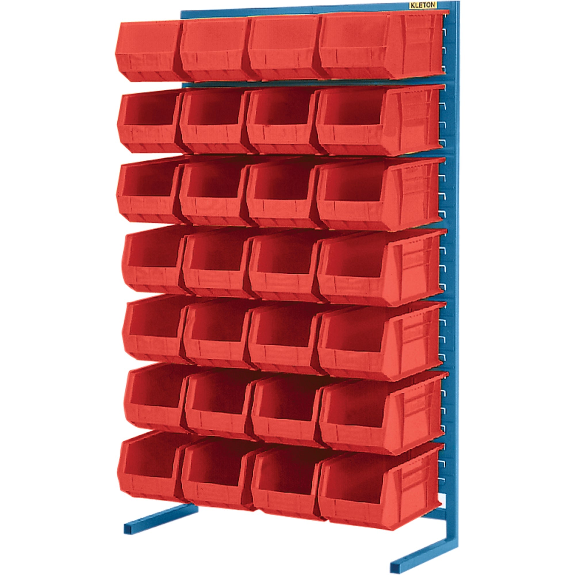 Single-Sided Stationary Bin Rack, 36