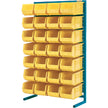 Single-Sided Stationary Bin Rack, 36