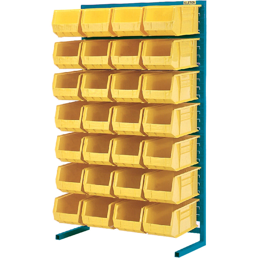 Single-Sided Stationary Bin Rack, 36