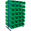 Double-Sided Stationary Bin Rack, 61