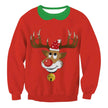 Autumn Winter Fashion Ugly Christmas Sweater Santa Elf Funny Pullover Womens Mens Print Sweaters Tops Clothing
