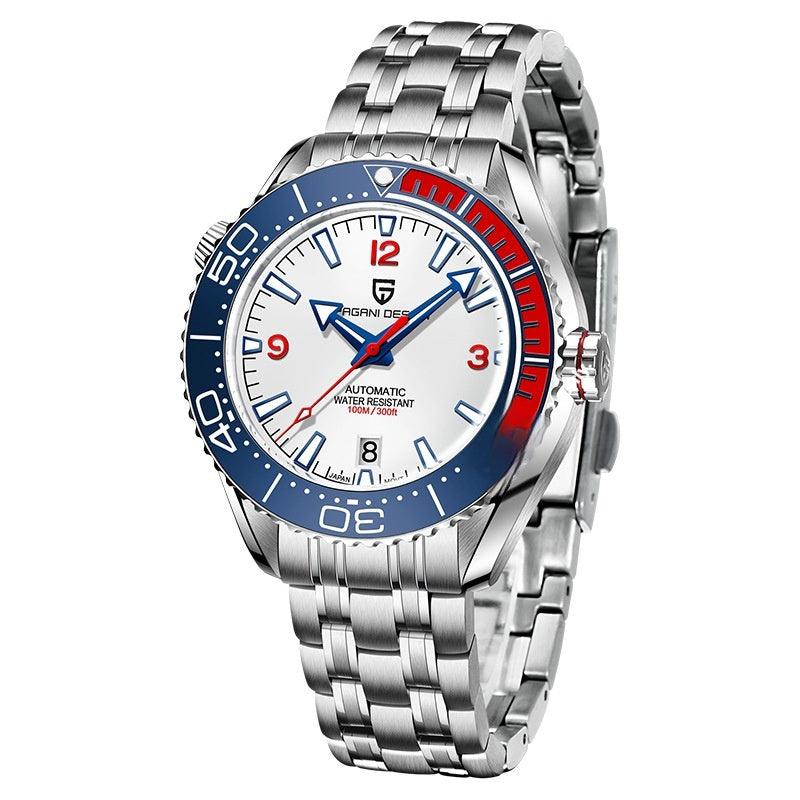 Men's Luminous Mechanical Watch Rotatable Bezel Sports Watch