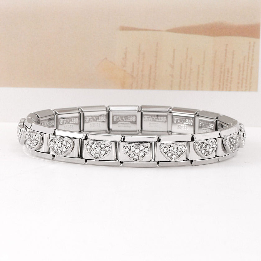 Stainless Steel Fashion Bracelet – Girls Friendship & Love Charm Bracelets in 20 Styles