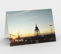 Set of 3 Blank Greeting Cards | 5 x 7 | Brooklyn Sunset