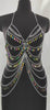 Lingerie Party Outfit – Geometric Pattern Polyester Dress for Women