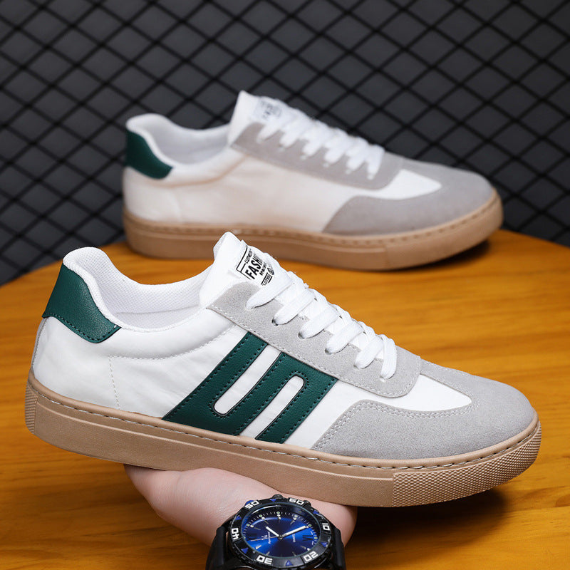 Men's Versatile Casual Canvas Sneakers – Lace-Up Board Shoes