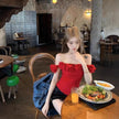 Women's Fashion Short Bandeau Sling Top