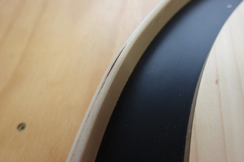 The Crokinole Canada Board (No Branding / No Checkerboard) - Tournament Board Game Set - Meets NCA Standards