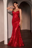 3 color in FLARE SEQUIN CORSET BACK GOWN