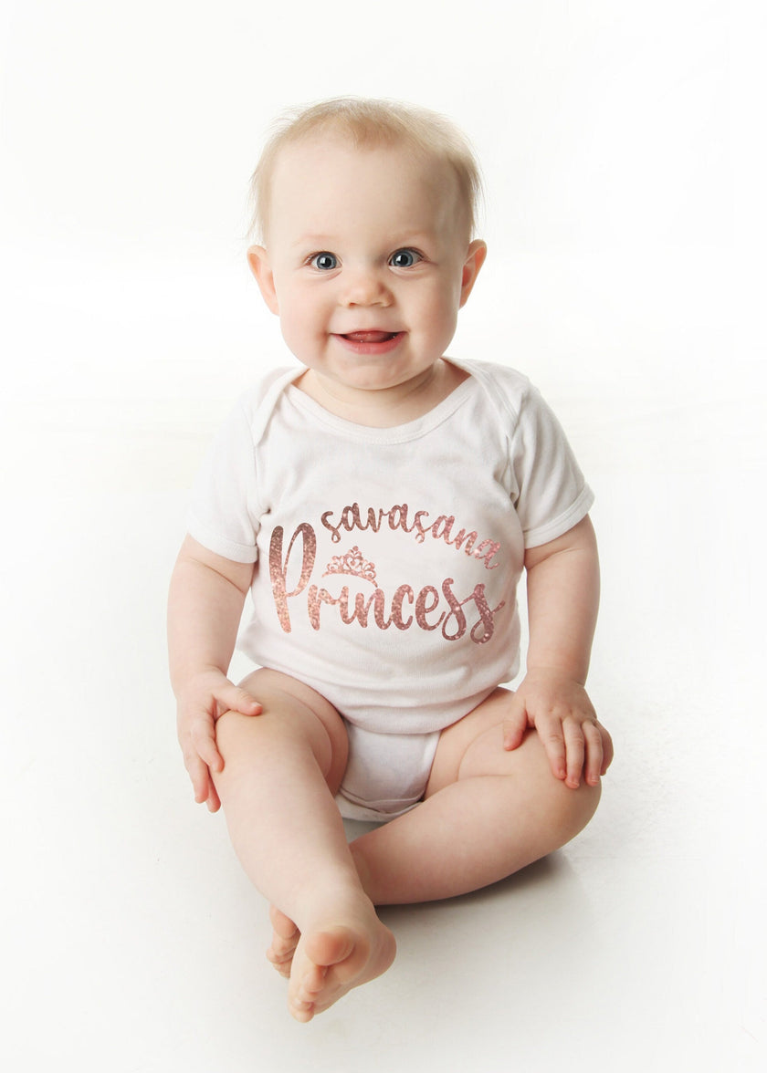 Savasana Princess Toddler Shirt or Infant Bodysuit