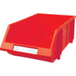 Bac empilable et suspendable, 29,8 cm (L) x 17,8 cm (H) x 44,6 cm (P), rouge