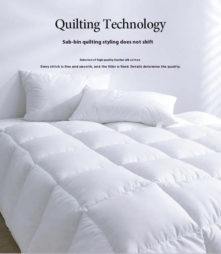 Chemical Fiber Bed & Breakfast Hotel Duvet Insert Thick Feather Velvet Quilt