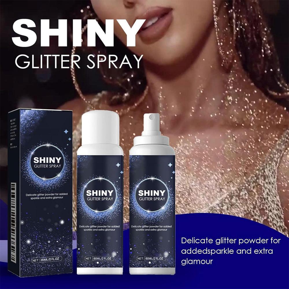 Glitter Spray for Hair and Body Long-Lasting Sparkle Shimmer Spray 60ml All Skin Tones