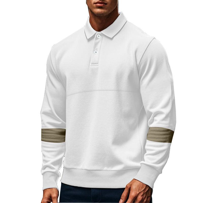 Mens Polo Shirts – Color-Match Casual Polyester Blend Polo