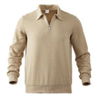 Half Zipper Sweatshirt – Stylish Jacquard Pullover for Youth