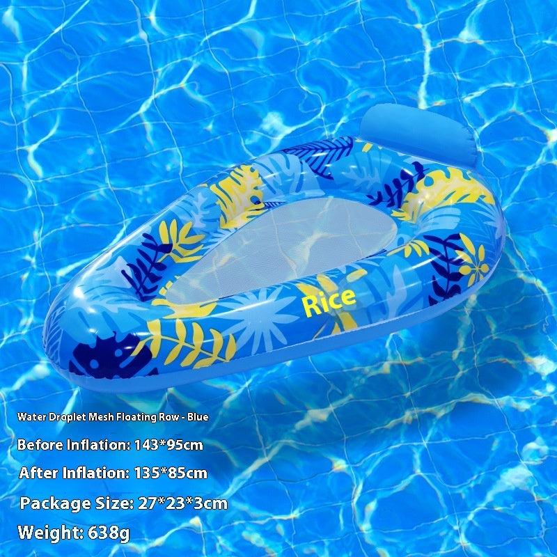 PVC Thick Sequins Wave Inflatable Floating Row