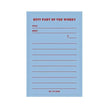 Daily Weekly Notepad Planner Tearable Message Memo Book