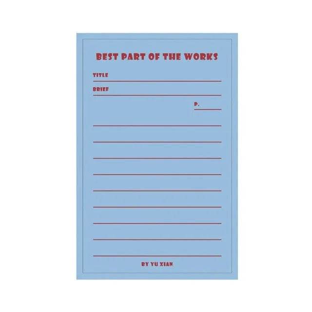 Daily Weekly Notepad Planner Tearable Message Memo Book