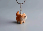 Creative Decorative Hand carved wooden Cat Trinkets Ornaments