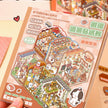 3D Stereoscopic Miniature Scene Sticker Book – Kawaii Landscape Creation Kit