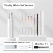 Portable 6-Pen Mechanical Pencil Set with Case – Simple & Suite Versions (White, Blue, Pink)