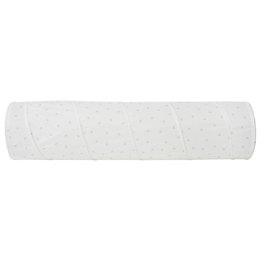 3 Sprouts - Play Tunnel with Eco-Friendly Recycled Fabric: Blueberry Ivory